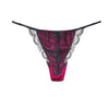 Lasenza Classy Black Net G-String Thong Underwear