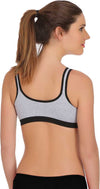 &quot;Non&quot; padded medium impact Sports bra ( 2 Pack )