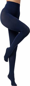 Women&#39;s Navy Blue Opaque Tights