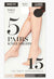 5 Matt knee highs 15 denier appearance Lycra ATMOSPHERE pack of 4