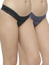 2-Pack Women&#39;s Fashionable Thong Panties