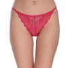 Women&#39;s Transparent Lace G-String Duo