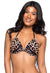 "COMFY" Banana Moon Swimwear Really Brown Leopard Push Up Halter Bra