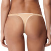 EMERSON Beige Side Lace Panel Thong