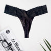 Fredericks Lounge In Love Black Lace Thong