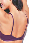 &quot;Hushh&quot; Beautiful Purple Wirefree Regular Use Bra