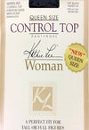 Kathie Lee Queen Size Control Top Pantyhose Off Black(Sold Out)