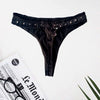 Ladies Stretchy Dotted Details Thong Panty(Sold Out)