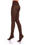 Legacy Legwear Microfiber Control Top Brown Tights