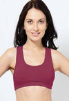 Maroon Sports Bra