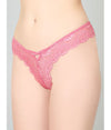 Pink Lace Design Women’s Thongs ( Pack of 1 )