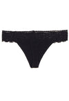 No Secret Low Rise &quot;V&quot; Shape Lace Thong Panty