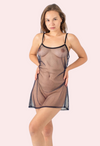 Plus Size Sheer See-Through Babydoll Night Dress