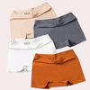 Women&#39;s Seamless Ice Silk Boyshorts Panties (4pcs)