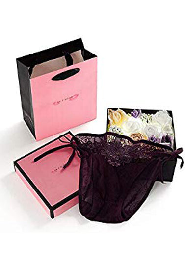 Lace Brief + String Lace Panties Gift Box