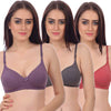 Soft &amp; Cozy Cotton Bra-Pk Of 3