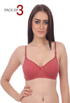 Soft &amp; Cozy Cotton Bra-Pk Of 3