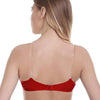 &quot;2 Pack&quot; Clear Straps red hosiery bras