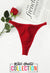 Triumph Maroon Fitted Hi-Waist Thong