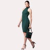 Women&#39;s Forest Green One-Piece Dress