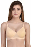 Women Beige Full Coverage Lightly Padded Bra