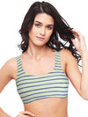 Women&#39;s Double Stripes Cute Fantasie Sports Bra