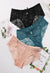 Women's Floral Bow Lace Panties Pack (Of 3)