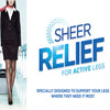 Warner&#39;s Sheer Relief For Active Legs Travel Support Pantyhose