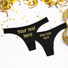 &quot;Your Words Here&quot; Custom Personalized Thong Panty