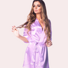 Silken Charm, Wrapped in Women&#39;s Seduction Robe