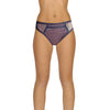 ♥Ann Crazy Full Hearts Black Thong Panty