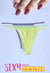 Sexy Seamless G-String Cotton Thongs 3-Pack