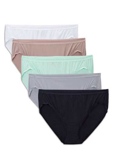 Bpc  Comfort Waistband 5-Pack Plus Size Briefs