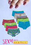 Cute Sexy 9 Pack Girl&#39;s Assorted Boyshorts