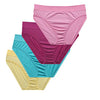 Fit for Me Women&#39;s Plus Ever-light Brief Underwear, 4 Pack