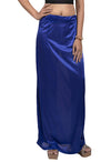 Indian Saree&#39;s Petticoat for Women Silk Satin Underskirt Solid Inner Wear